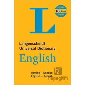 Langenscheidt’s Universal Dictionary English - Turkish / Turkish - English New and Revised Edition - H. J. Kornrumpf - Altın Kitaplar