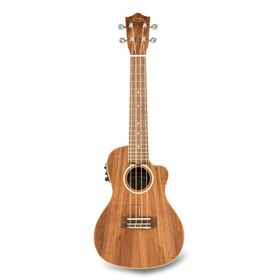 Lanikai ACST-CEC Akasya Masif Kapak Concert Elektro Ukulele