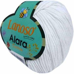 Lanoso 955 Beyaz Alara Amigurumi Örgü İpi