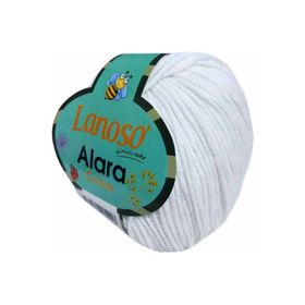 Lanoso 955 Beyaz Alara Amigurumi Örgü İpi