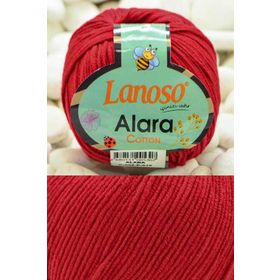 Lanoso 956 Kırmızı Alara Amigurumi Örgü İpi