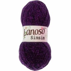 Lanoso 959 Mor Simsim Örgü İpi