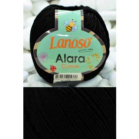 Lanoso 960 Siyah Alara Amigurumi 50 gr Örgü İpi