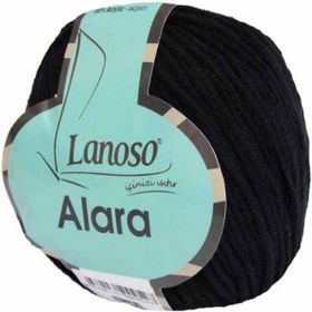 Lanoso 960 Siyah Alara Amigurumi 50 gr Örgü İpi