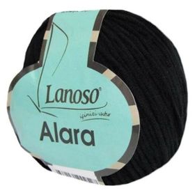 Lanoso 960 Siyah Alara Amigurumi 50 gr Örgü İpi