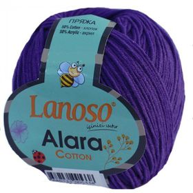 Lanoso Alara 944 Mor 50 gr El Örgü İpi