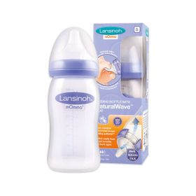 Lansinoh 240 ml Şeffaf Orta Akış Biberon