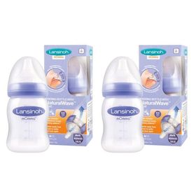 Lansinoh 2li 160 ml Natural Wave Silikon Uç Emzikli Biberon Seti