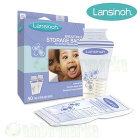 Lansinoh 40073 50'li Anne Sütü Saklama Poşeti