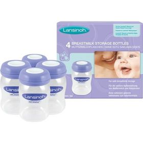 Lansinoh 4x160 ml Anne Sütü Saklama Şişeleri