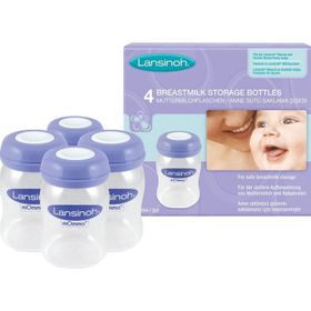 Lansinoh 4x160 ml Anne Sütü Saklama Şişeleri
