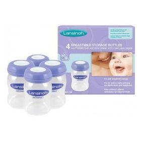 Lansinoh 4x160 ml Anne Sütü Saklama Şişeleri
