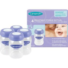 Lansinoh 4x160 ml Anne Sütü Saklama Şişeleri