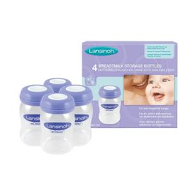 Lansinoh 4x160 ml Anne Sütü Saklama Şişeleri