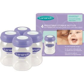 Lansinoh 4x160 ml Anne Sütü Saklama Şişesi