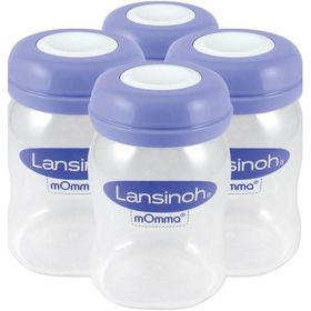 Lansinoh 4x160 ml Anne Sütü Saklama Şişesi