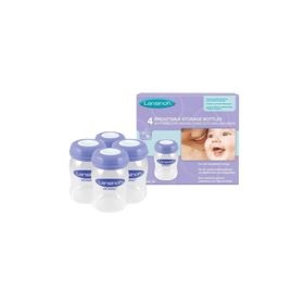 Lansinoh 4x160 ml Anne Sütü Saklama Şişesi