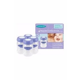 Lansinoh 4x160 ml Anne Sütü Saklama Şişesi