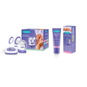 Lansinoh Çiftli Elektrikli Göğüs Pompası ve 40 g Lanolin Emziren Anneler İçin Meme Başı Kremi