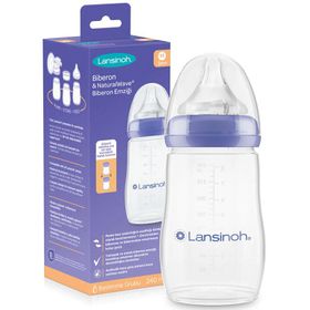 Lansinoh Natural Wave 240 ml Silikon Uçlu Biberon