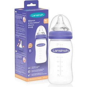 Lansinoh Natural Wave 240 ml Silikon Uçlu Biberon