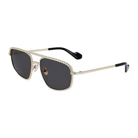 Lanvin LNV 128S 710 58 Dikdörtgen Gold Metal Unisex Güneş Gözlüğü