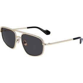 Lanvin LNV 128S 710 58 Dikdörtgen Gold Metal Unisex Güneş Gözlüğü