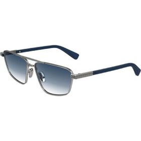 Lanvin LNV 133S 035 58 Dikdörtgen Gümüş Metal Unisex Güneş Gözlüğü