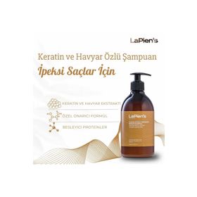 Lapien's 500 ml Yıpranmış Hasarlı Kuru Saçlar İçin Yoğun Onarıcı Bağ Güçlendirici Nemlendirici Şampuan