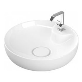 Lapino 42 cm Vision Class Tezgah Üstü Beyaz Çanaklı Lavabo