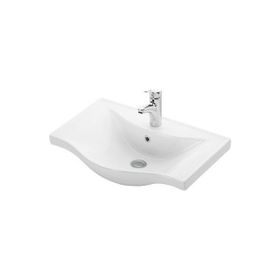 Lapino Beyaz Basic 65 cm Konsollu Lavabo