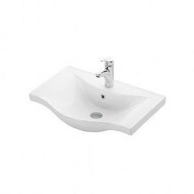 Lapino Beyaz Basic 65 cm Konsollu Lavabo