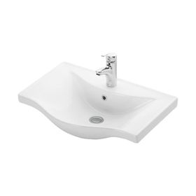 Lapino Beyaz Basic 65 cm Konsollu Lavabo