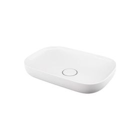 Lapino Premium 60 cm Tezgah Üstü Beyaz Renk Lavabo
