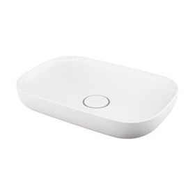Lapino Premium 60 cm Tezgah Üstü Beyaz Renk Lavabo
