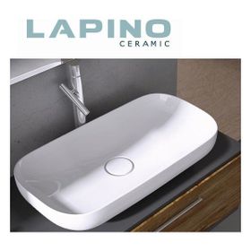 Lapino Premium 90 cm Tezgah Üstü Beyaz Lavabo