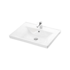 Lapino Sava 65 cm Konsollu Beyaz Renk Lavabo