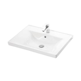 Lapino Sava 65 cm Konsollu Beyaz Renk Lavabo