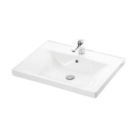 Lapino Sava 65 cm Konsollu Beyaz Renk Lavabo
