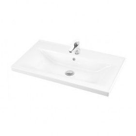 Lapino Sava 80 cm Beyaz Renk Konsollu Lavabo