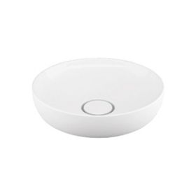 Lapino Vision 42 cm Tezgah Üstü Yuvarlak Beyaz Çanak Lavabo