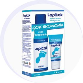 Lapitak 150 ml Ayak Kokusu İçin Deodorant ve 60 ml Krem