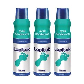 Lapitak 3x150 ml Ayak Deodorantı