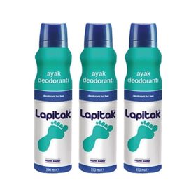 Lapitak 3x150 ml Ayak Deodorantı