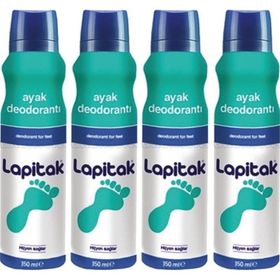 Lapitak 4x150 ml Ayak Deodorantı