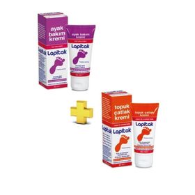 Lapitak 60 ml Ayak Bakım Kremi ve 60 ml Topuk Çatlak Kremi