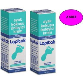 Lapitak Ayak Kokusu Önleyici 2x60 ml Krem