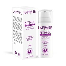 Lappare 50 ml Retinol Anti-Aging Yüz ve Göz Çevresi Bakım Kremi