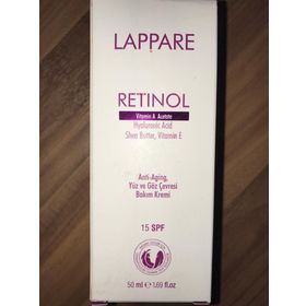 Lappare 50 ml Retinol Anti-Aging Yüz ve Göz Çevresi Bakım Kremi