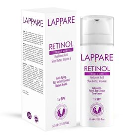Lappare 50 ml Retinol Anti-Aging Yüz ve Göz Çevresi Bakım Kremi